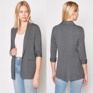 Soft Joie SHOPBOP Neville Blazer Jacket Grey Casual Neutral Boho Fall Size XS
